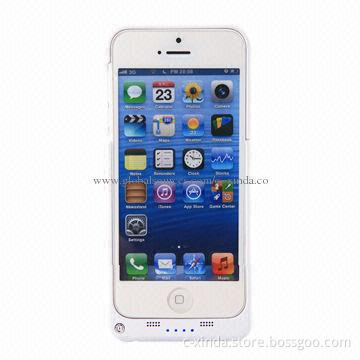Power Bank Case for iPhone 5/5S with 2,200mAh Capacity, Input Voltage of 5V DC, 1,000mAh